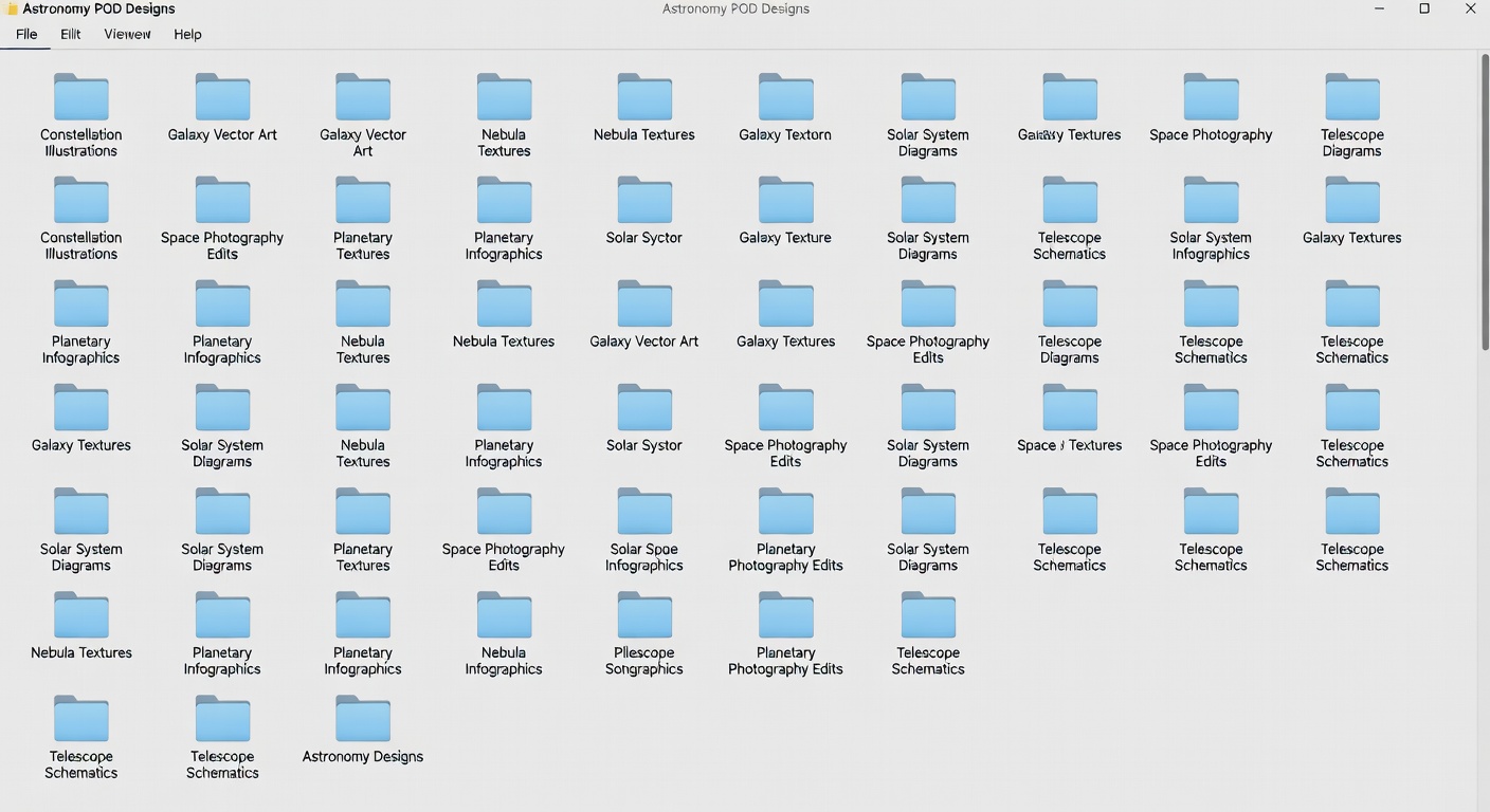 Screenshot-style visual of organized POD folder structure fo</article>
<section aria-label=