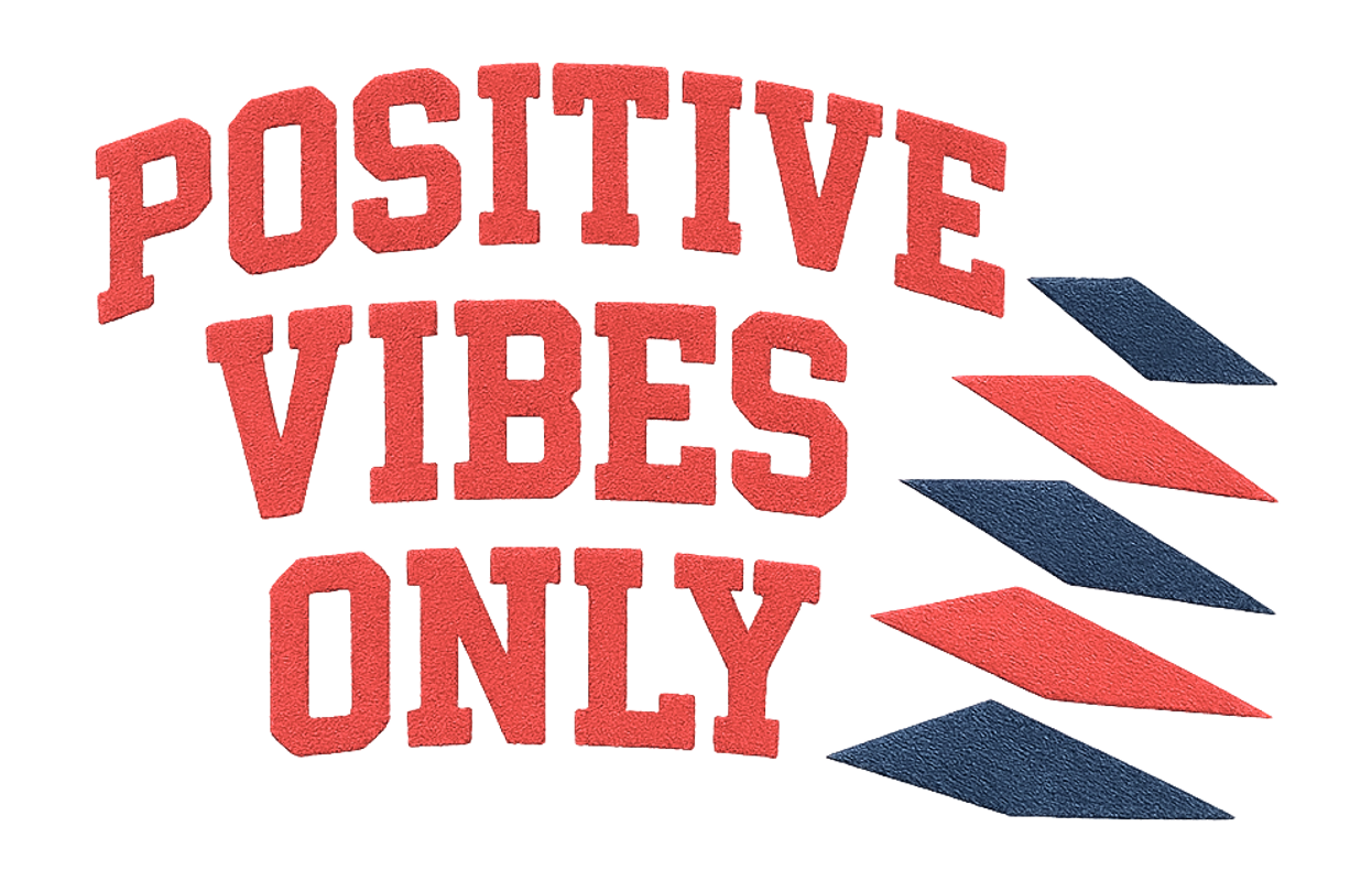 Positive Vibes Only Diamond Snapback Hat