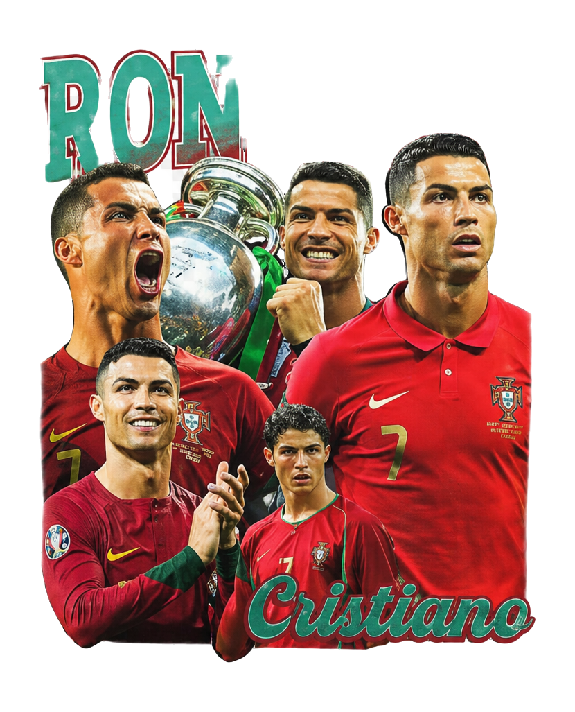 Christiano Ronaldo Soccer/Football Player Goat T-Shirt - Fan Tee