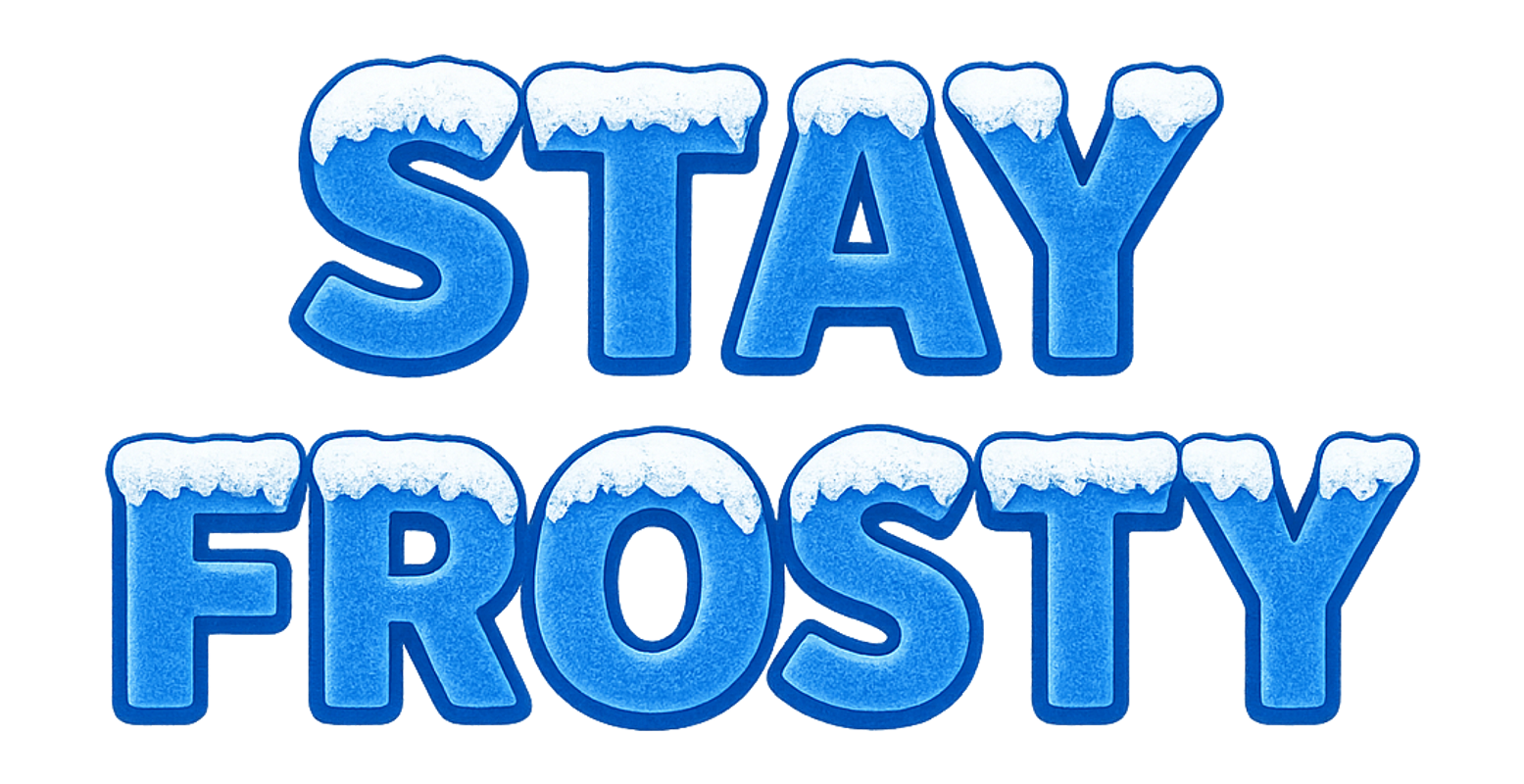 Stay Frosty Alert Vibes Snapback Hat