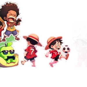 IShowSpeed x Luffy Sticker Pack | Bold Anime Gamer Decals